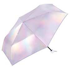 Wpc. Glow Pearl Mini Umbrella, Lavender, 50cm, Folding Umbrella for Women, NEW 