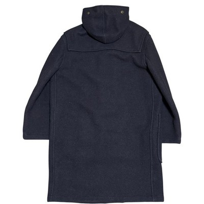 GLOVERALL Wool Monty Duffle Coat Navy Blue M Size Classic Rare