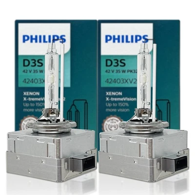 D3S Philips 42403XV2C1 X-TremeVision Gen2 HID Xenon Headlight Bulbs 4800K 2-Pack - Image 1 of 4