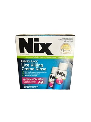 Nix Lice Killing Creme Rinse Family 2 Pack- 4oz