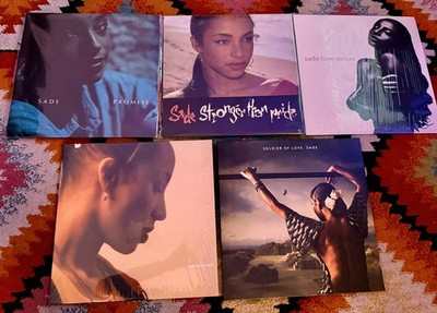 5x Sade LP Vinyl Sammlung - Original EU + 2024 Reissues