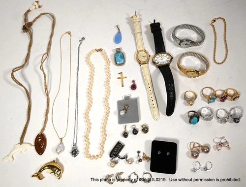 LOT WOMENS VINTAGE COSTUME JEWELRY Honora Pearls, 14k, 925 Sterling Silver +