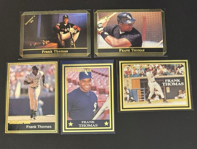 #ad 5 Frank Thomas 1992 Investor’s amp; Superstars Oddball Lot Chicago White Sox $6.00