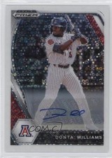 2021 Panini Prizm Draft Picks White Donut Circle 14/50 Donta' Williams Auto nd3