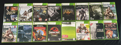   Microsoft XBOX 360 Games (A-M) Pick And Choose-Free Shipping  