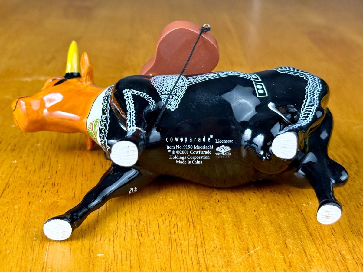 VTG Cow Parade Mooriachi Figurine by Westland Giftware Mariachi