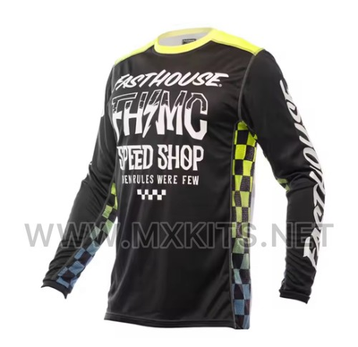 #ad #ad Fasthouse Grindhouse Brute Black Jersey 2026 Motocross Offroad Dirt Bike MTB $49.99