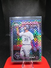 2024 Topps Chrome -  Elias Diaz Xfractor Colorado Rockies #287
