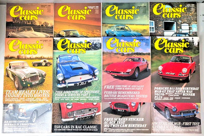 Classic Cars Magazine 1988 FULL YEAR Set Jan Dec 12 Issues Porsche 911 Ferrari E