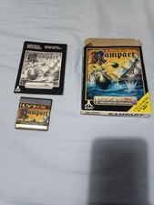 Atari Lynx Game Rampart Complete In Box With Manual