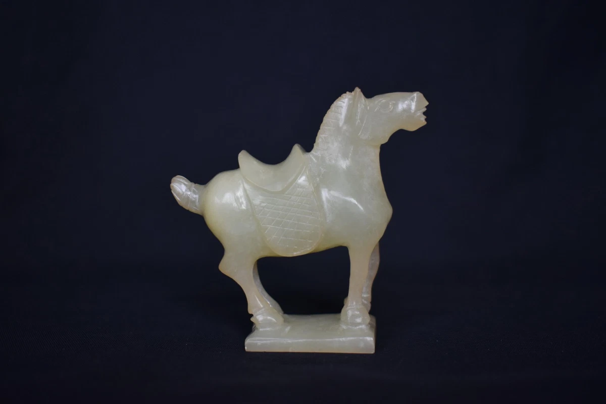 马白玉中国风雕像、雕像| eBay