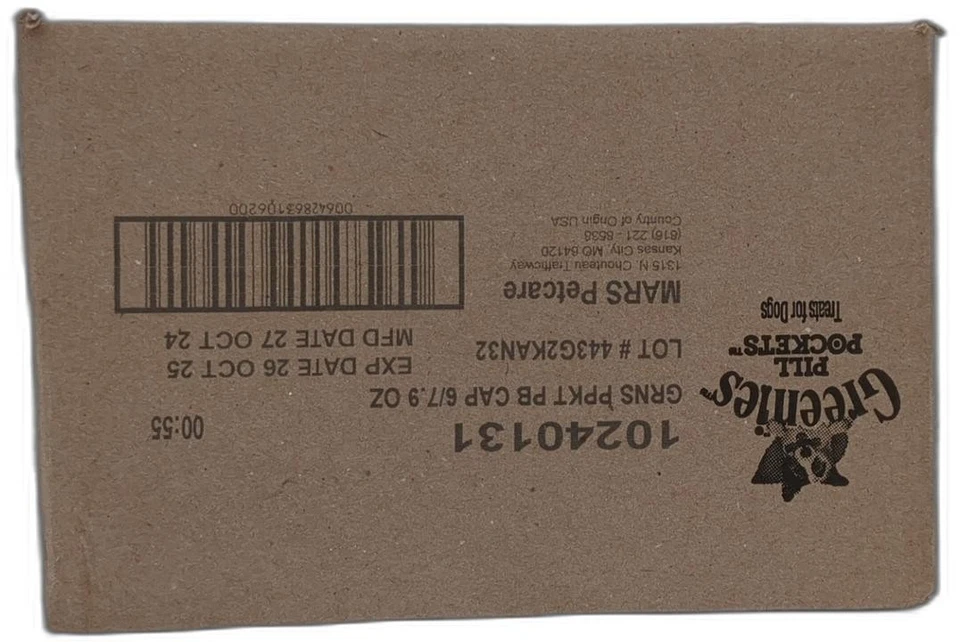 BOLSILLOS PARA PASTILLAS VERDES para Perros Tamaño Cápsula Natural Suave Golosinas para Perros con Real Foto 3 de 4