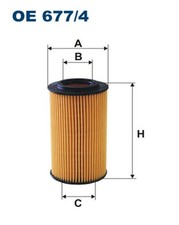Ölfilter FILTRON OE 677/4 Filtereinsatz für MERCEDES W176 W246 W204 W212 R172 5