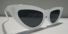 White Cat Eye Sunglasses Kids Girls Youth Fashion
