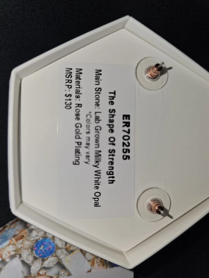 Anillo Bomba Fiesta Octubre Pendientes ER70255 "LA FORMA DE LA FUERZA" ORO ROSA... Foto 3 de 3