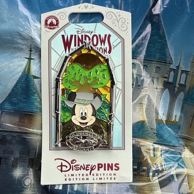 2026 Disney Parks Window Of Attraction Mickey Safari Animal Kingdom LE Pin 4/12