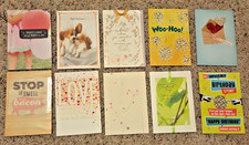 NICE Lot of 10 Hallmark Assorted Themed Greeting Cards No Envelope