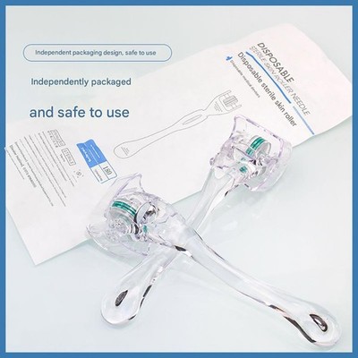 180 Pin Titanium Derma Roller Mirconeedle 0.25/0.5mm Scar Eye Fixed Dermaroller