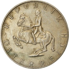 [#740048] Coin, Austria, 5 Schilling, 1977, EF(40-45), Copper-nickel, KM:2889a