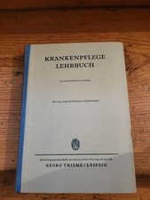 Krankenpflege Lehrbuch illustriert 1950