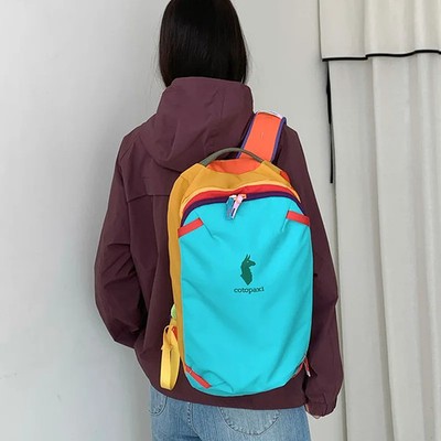 Dopamine 20L color blocking large capacity lightweight backpack, outdoor hiking 