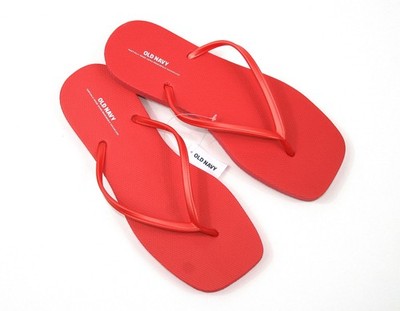 Old Navy Square Toe Flip Flops Sandals Women all size