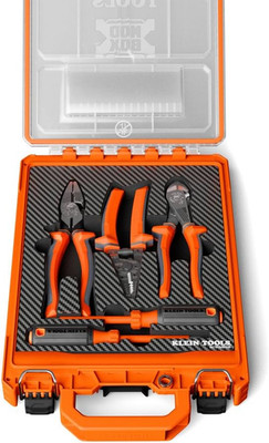 1000V Insulated Electrician Tool Kit with Modular Storage - 5 Pieces