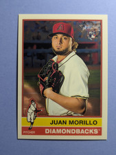 2025 TOPPS HERITAGE HIGH NUMBER JUAN MORILLO CHROME ROOKIE CARD 581. rookie card picture