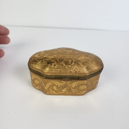 Vintage French Porcelain Trinket Box  Bonwit Teller - Picture 4 of 13