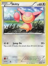 Skitty Normal Common Kalos Starter Set 28/39 LP on eBay