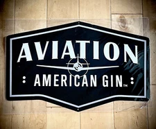 Aviation Gin Tin/Metal Wall Hanging Sign/poster One Sided *BRAND NEW!* Bar decor