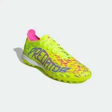 adidas Predator League TF Mens Turf Soccer Shoes Lucid Lemon ID3770 US size 11.5