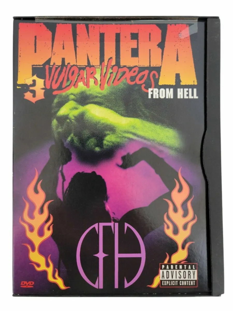 Pantera: 3 Vulgar Videos From Hell DVD Snap Case Harder To Find