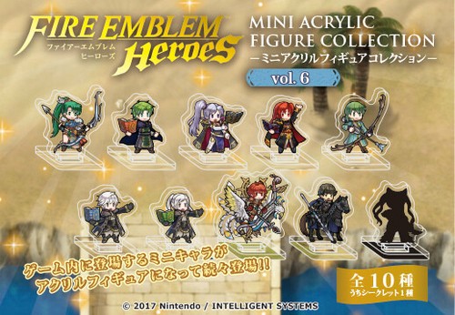 FIRE EMBLEM Heroes Mini Acrylic Stand Panel Collection Vol.6 / Berkut Reflet ...
