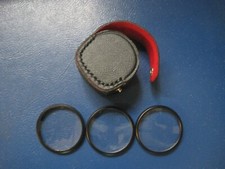 Tiffen 49mm Lens Filters, 1, 2, 3 with case
