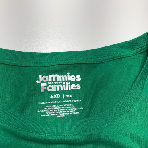Jammies For Your Families Schlafshirt Herren 4XB grün "Fun Love Family Together" - Bild 6 von 11