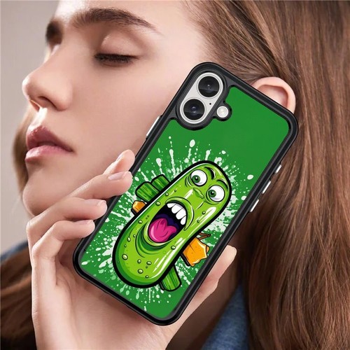 screaming pickled cucumbers For Samsung A15 A16 S23 S24 S25 Ultra FE Rugged Case - 第 10/25 張圖片