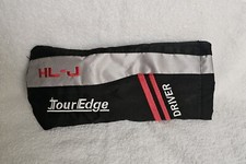 Tour Edge HL-J junior Black And Gray And Red Slip On Style Golf Club Head Cover