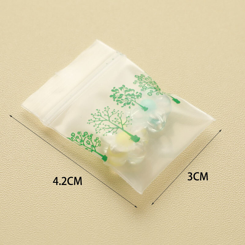 100Pcs Mini Ziplock Bags Small Packaging Bags Ziplock Pill Packaging