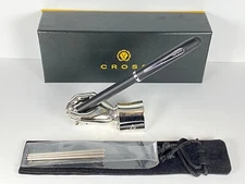 CROSS TECH3+ BLACK LACQUER MULTI-FUNCTION BLACK RED INK PENCIL & STYLUS AT0090-3