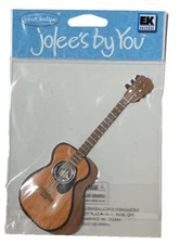Guitar~Music~Dimensional Scrapbook Sticker Embellishment~Jolee's By You~VTG~New