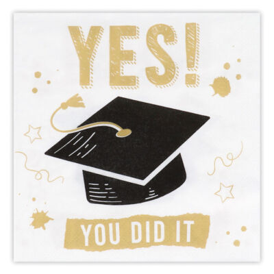 Servietten Graduation Yes you did it, 20 Stück