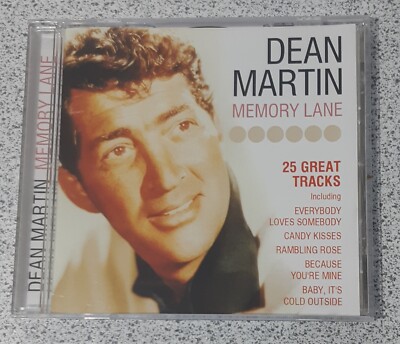 Dean Martin: Memory Lane CD   25 Tracks - Hard to Find 