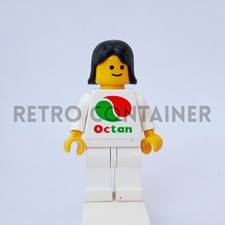 LEGO Minifigures - 1x oct046 - Octan Gas Station Worker Female - Omino Set 9650