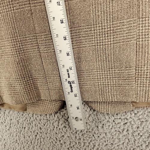 Vintage Giorgio Armani Blazer Herren 46 R Beige Wollmischung Made In Italy - Bild 7 von 11