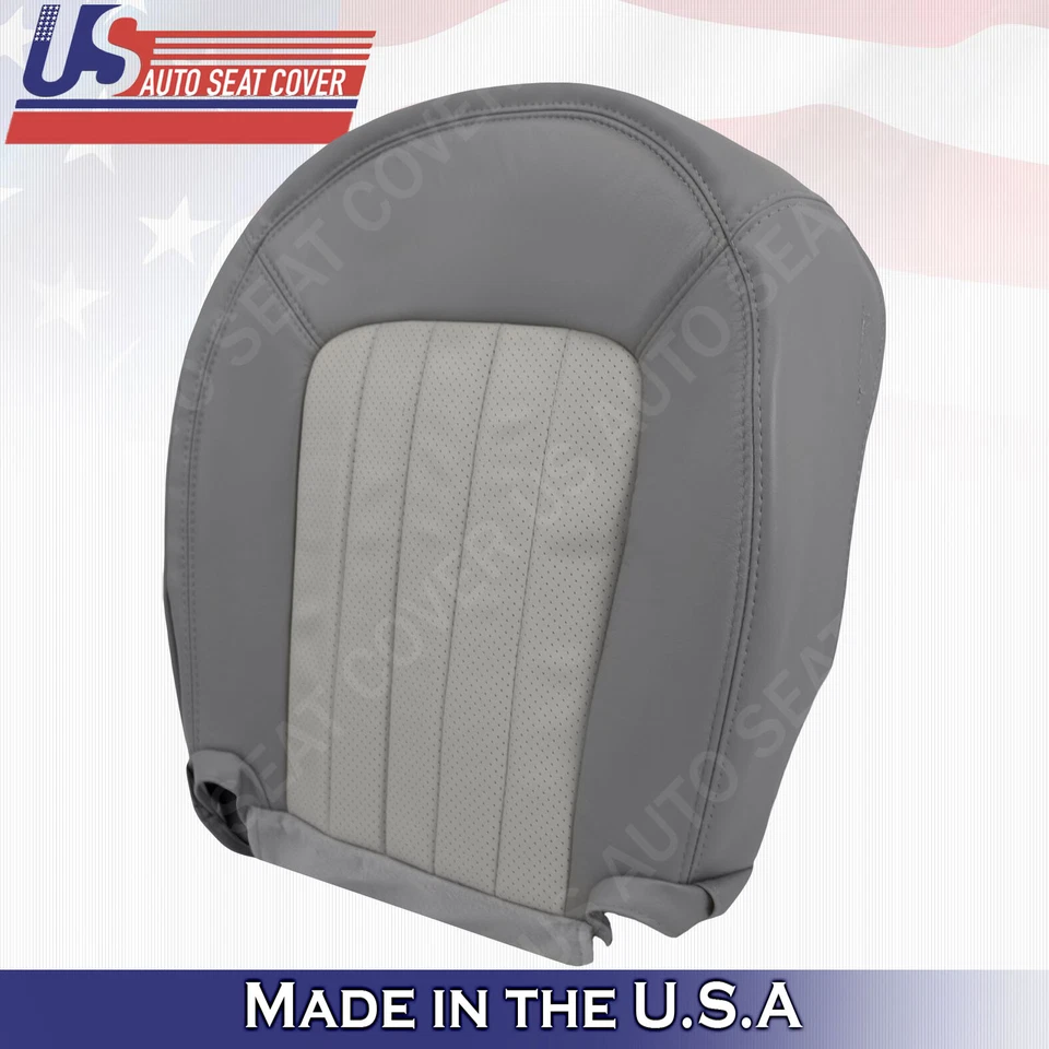 Кожаный чехол на сиденье для водителя и пассажира 2002-2005 Mercury Mountaineer СЕРЫЙ - Изображение 2 из 4
