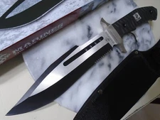USMC Marines Commando Subhilt Bowie Combat Knife Full Tang Fixed Blade UC3652