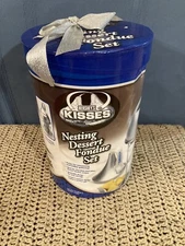 Hershey Kisses Nesting Desert Fondue Set. New In Original Container.