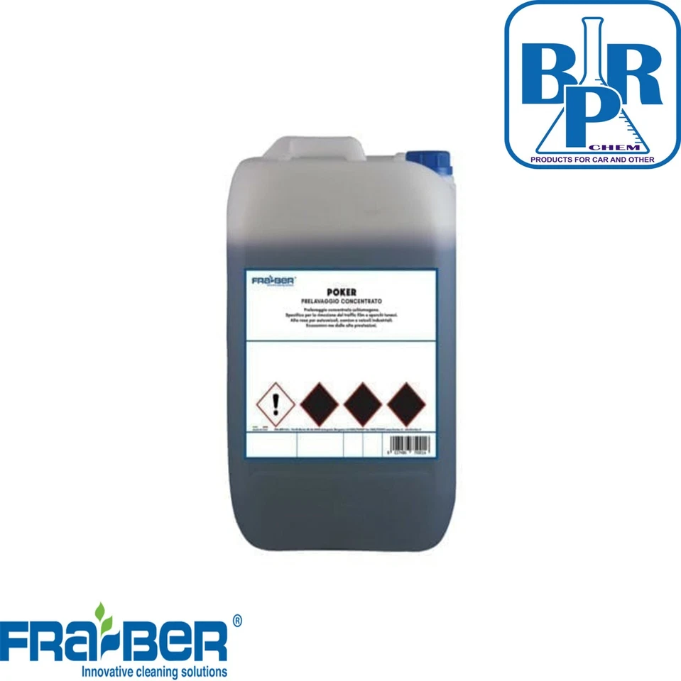 TANICA 25 KG FRA-BER POKER DETERGENTE PRELAVAGGIO AUTO PROFESSIONALE