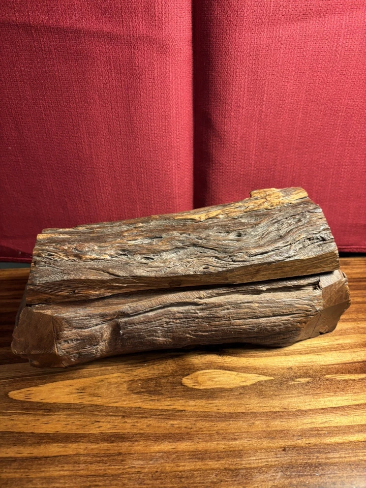 Dominoes Wooden Hand Carved Set Desert Ironwood Rustic Log Wood Game - Image 4 of 4